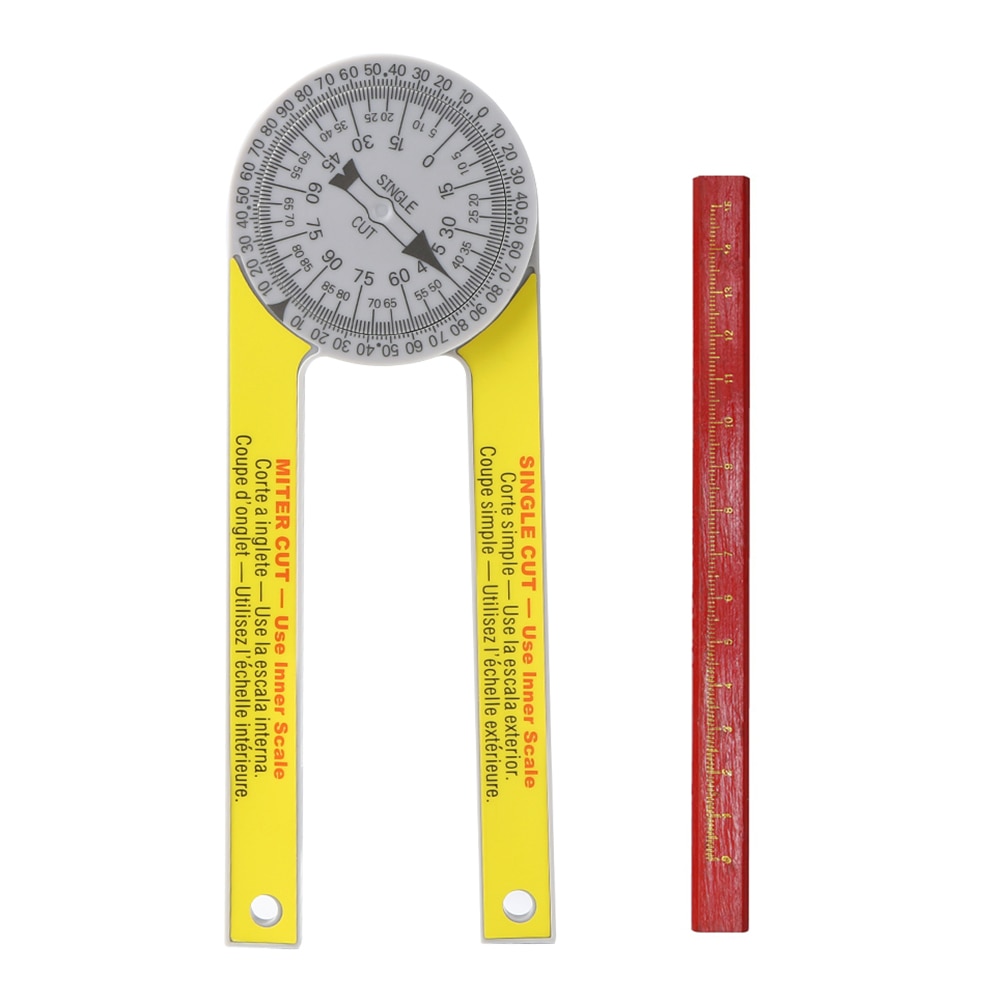 Miter Saw Protractor Ruler With Pencil Digital Pro..